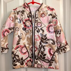 3T Girls Old Navy Floral Rain Jacket